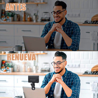 Iluminadores Camara Luz Led Recargable Luces Para Fotografia Negro Cálido/neutro/frio