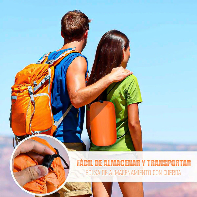 Saco De Dormir Camping Saco De Dormir Adulto Saco De Dormir Naranja Derecho