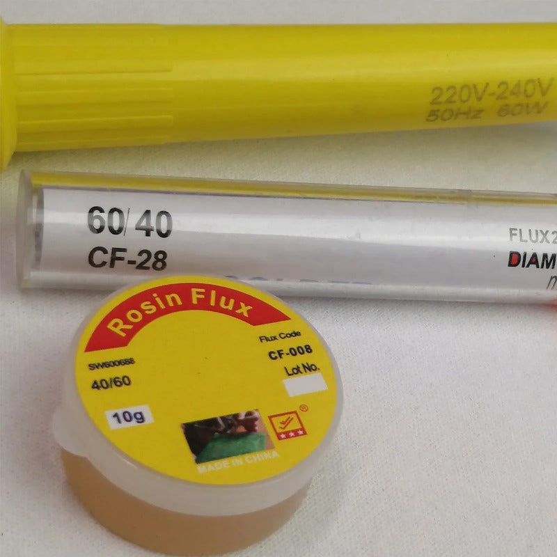 Cautín Lápiz 60w Okshop Amarillo Soldador Eléctrico Precisión