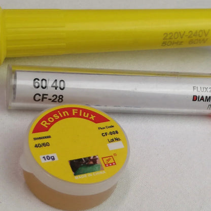 Cautín Lápiz 60w Okshop Amarillo Soldador Eléctrico Precisión