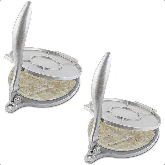 Pack X2 Prensa Para Tortillas Prensa Empanadas Acero Inoxida