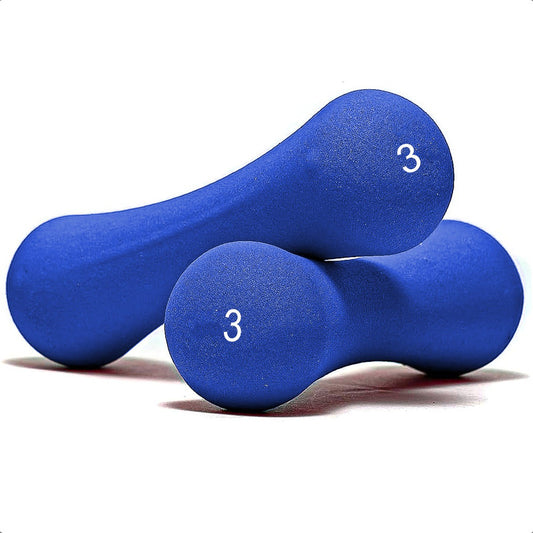 Mancuernas 3kg Set Mancuernas Mancuerna Pesas 3kg Ejercicios Azul