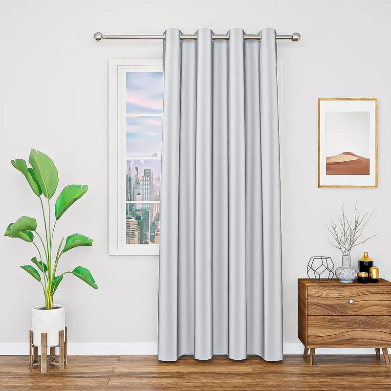Cortinas De Tela Cortinas Tela Living Cortina De Puerta Cort Gris Claro