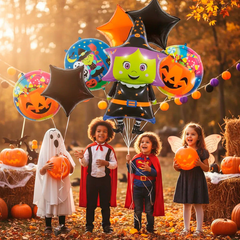 Globos Metalizados Globos Halloween Decoracion Para Fiestas Modelo 1