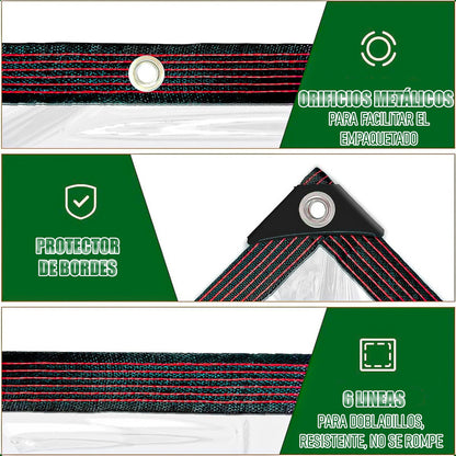 Lona Carpa Multiuso 3x3 Metros Impermeable Lona Transparente