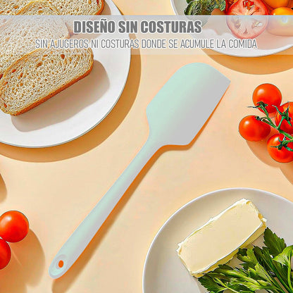 Espatula Silicona Mezquino Silicona Espatula Reposteria 36cm Blanco