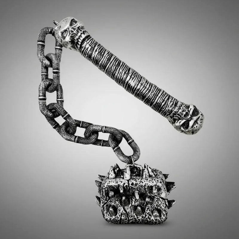 Juguete Plástico De Halloween Maza Mangual Con Cadena