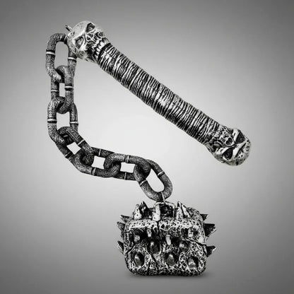 Juguete Plástico De Halloween Maza Mangual Con Cadena