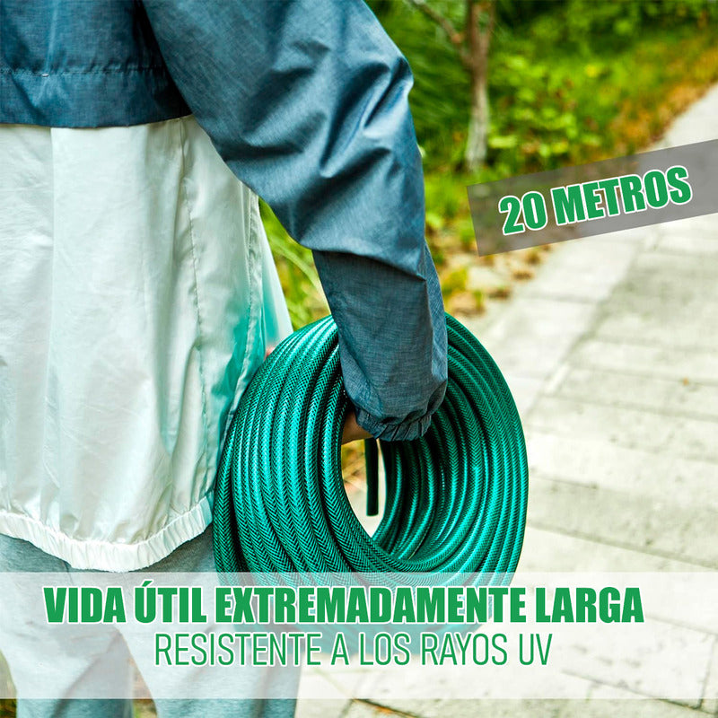 Mangueras Jardin Manguera Jardin Reforzada Mangueras 20m Verde