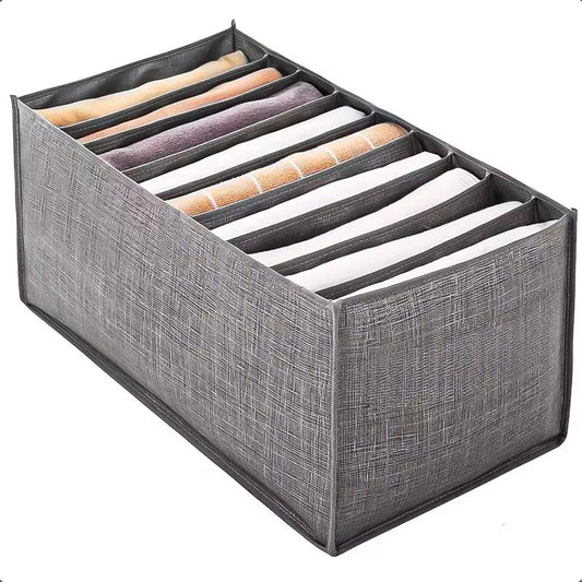Organizador Ropa 9 Divisores Organizador Plegable Ropa Caja Gris