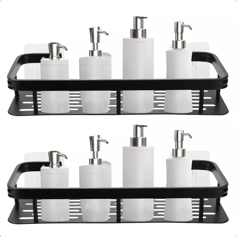 Pack 2 Organizador Para Ducha Esquinero De Baño Organizador Negro