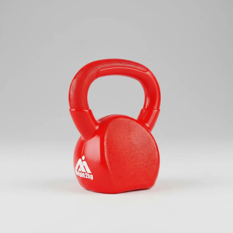Pesa Rusa 2 Kg Pesas Y Mancuernas 2 Kg Pesa Kettlebell 2 Kg Rojo