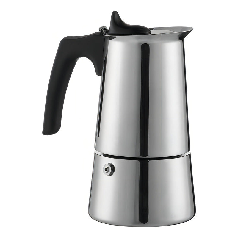 Cafetera Italiana Acero Inoxidable Capacidad 4 Tazas