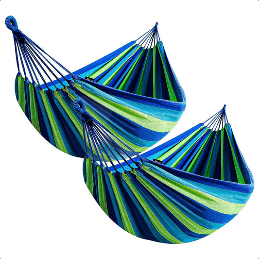 Hamaca Colgante Hamacas De Jardin Pack 2 Hamaca Colgante Azul