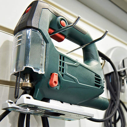 Pack X10 Ganchos Exhibidores Gancheras Panel Ranurado 20 Cm Metal