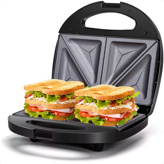 Sandwicheras Electricas Sanduchera Panini Sandwichera Tostad Color Negro
