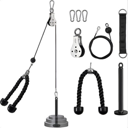 Juego De Polea Poleas Gimnasio Para Casa Polea Cuerda Gym
