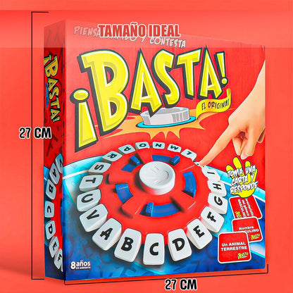 Juegos Mesa Juegos De Mesa Niños Pack 2 Juego Palabras Basta Rojo