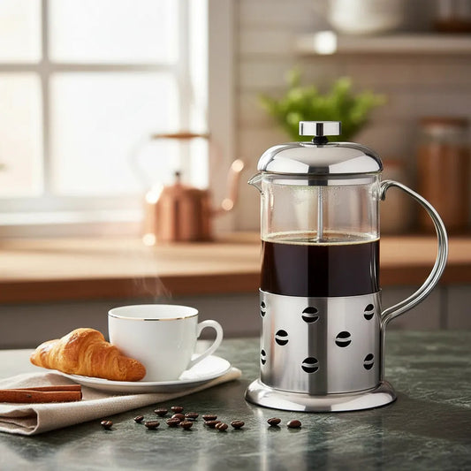 Cafetera Francesa Vidrio Cafetera Francesa 600ml Cafetera Modelo Grano Cafe