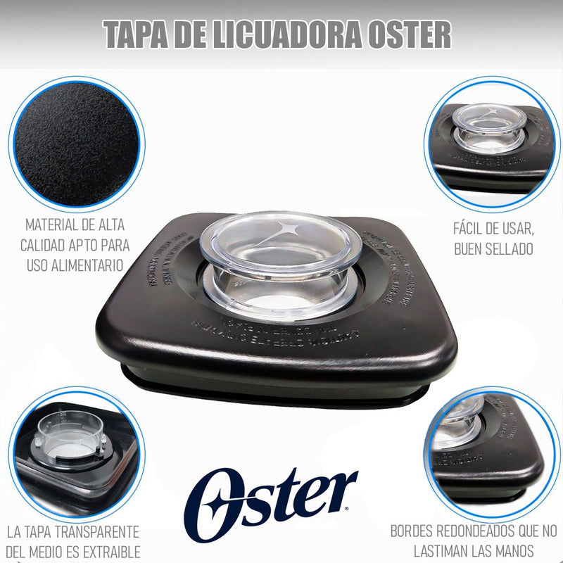 Vaso Licuadora Oster Vaso De Vidrio+tapa De Licuadora Oster