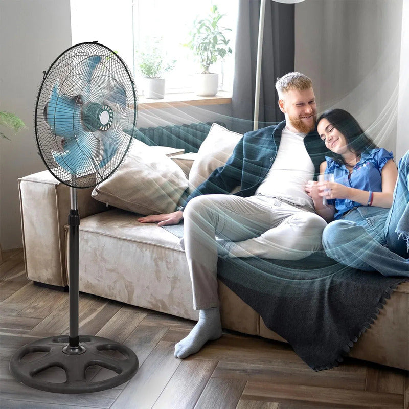 Ventiladores Metalicos Ventilador Pedestal Ventilador Indoor Ventiladores Pie Turbo Aspas Metalicas 50hz Ventilador Pared 5 Aspas 50w 3 Velocidades Diametro 50cm Okshop