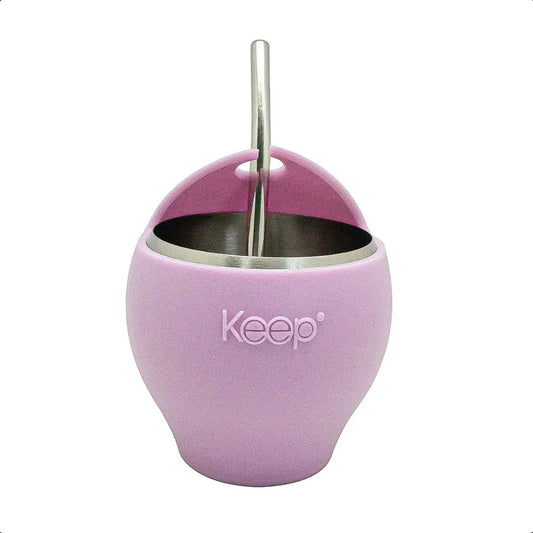 Mate Con Bombilla Keep Mate Acero Inoxidable Mate 230ml Mate Lila Mate