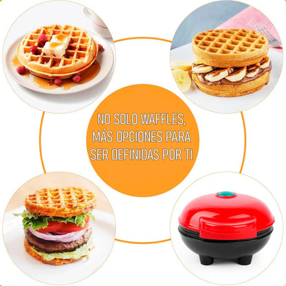 Mini Waflera Maquina Wafles Wafleras Reposteria Mini Wafles Maquina Para Hacer Waffles Aluminio Waffles Maquina Superficie Antiadherente Maquina De Waffles Patas Antideslizantes Abs Okshop