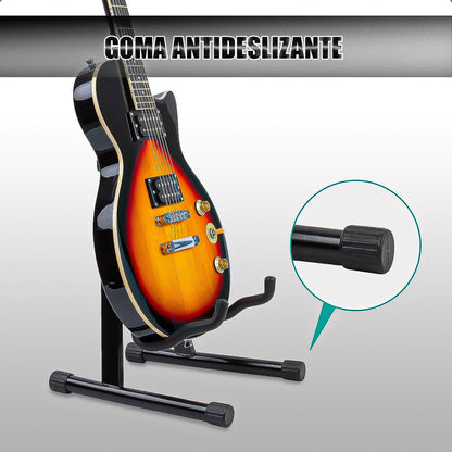 Soporte De Guitarra Pedestal Guitarra Soporte Guitarras Sopo Negro
