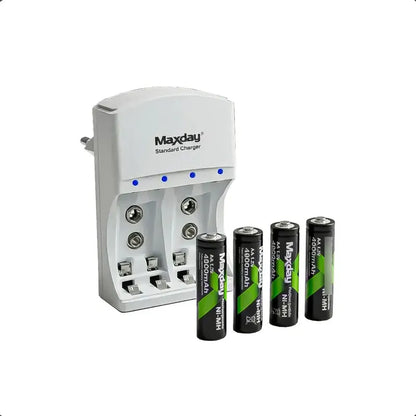 Cargador De Pilas Pilas Recargables Con Cargador Cargadores