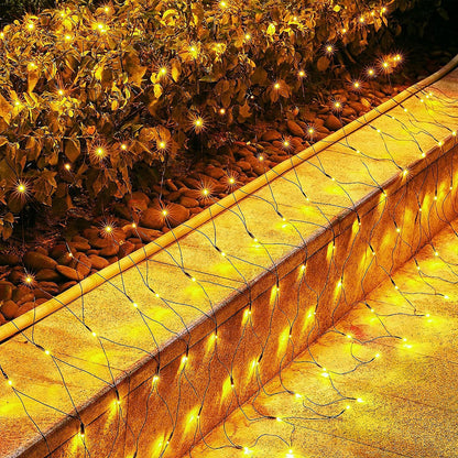 Luces Navidad Solares Luces De Red Navidad Luces Terraza Nav Amarillo