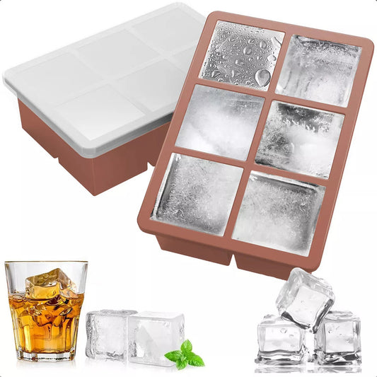 Molde Hielo Rectangular Antiadherente Rosa Cubeta De Hielo Con Tapa 6 Ranuras Silicona Okshop Cubeta Hielo Silicona Molde Hielo Rosa Cubetas De Hielo Con Tapa Bandeja Hielo