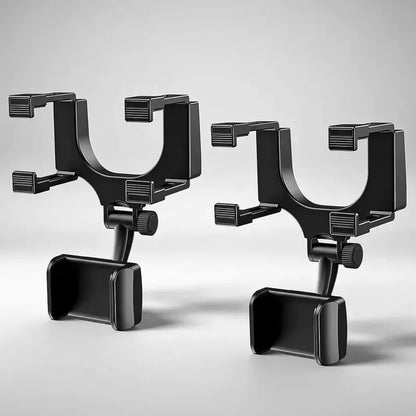 Pack 2 Soporte Auto Celular Soporte De Celular Auto Soporte Negro