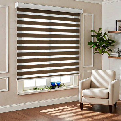 Cortinas Roller Cortina Roller 100x200cm Persianas Enrollabl Marrón