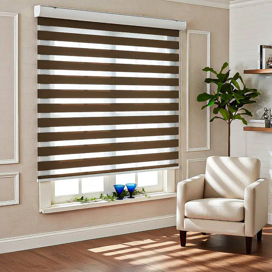 Cortinas Roller Cortina Roller 100x200cm Persianas Enrollabl Marrón