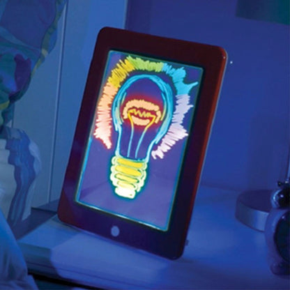 Pizarra Magica Led Juego De Pintar Colores Para Mesa Niños