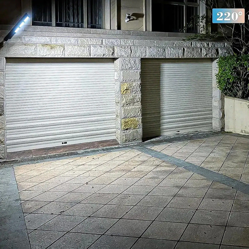 Pack 2 Foco Led Solar Foco Solar Exterior Focos Solar 900w Negro Blanco Frío