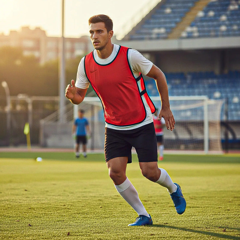 Chaleco Deportivo Adulto Petos Entrenamiento Chaleco Futbol Amarillo Unica