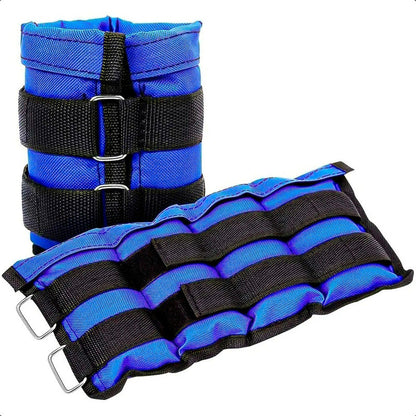 Pesas Para Tobillos Set Pesas Tobillo 750gr Pesas Tobilleras Azul