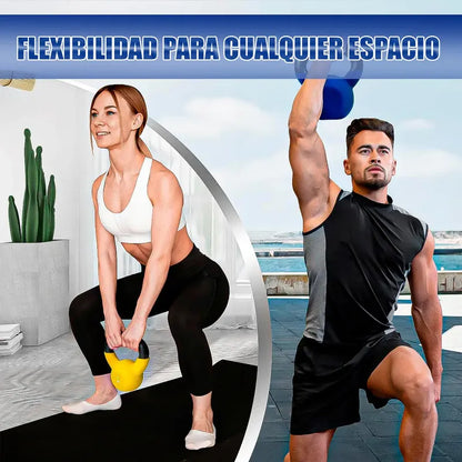 Pesa Rusa 4 Kg Pesas Kettlebell 4 Kg Pesa Rusa Crossfit Pesa Color Rojo