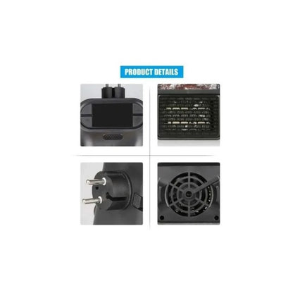 Mini Calefactor Calentador Electrico Portatil 900w Estufa Negro
