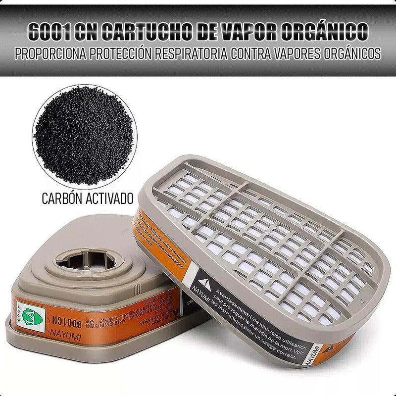 Mascara De Respiracion Mascara De Gas Mascara Antipolvo Masc Unica