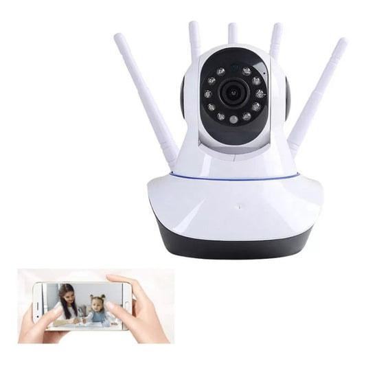 Cámaras De Vigilancia Ip Camara Wifi Casa Monitor Bebe Video Blanco