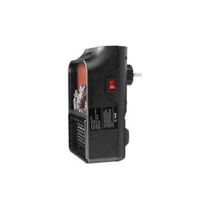 Mini Calefactor Calentador Electrico Portatil 900w Estufa Negro