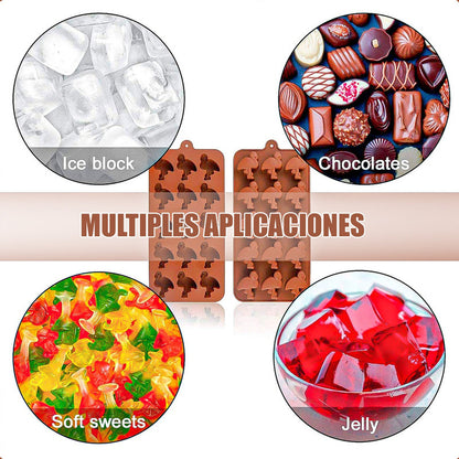 Moldes Reposteria Moldes Silicona Pack 10 Moldes Chocolate