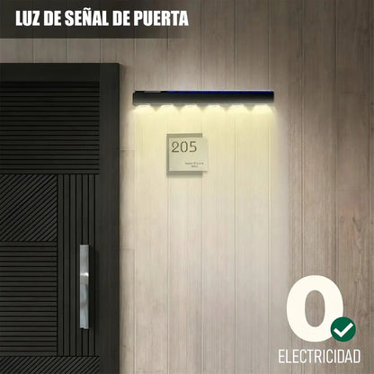 Pack 8 Aplique Solar Pared Exterior Led 10w Okshop Negro Ip54 Inalámbrico Negro/cálida