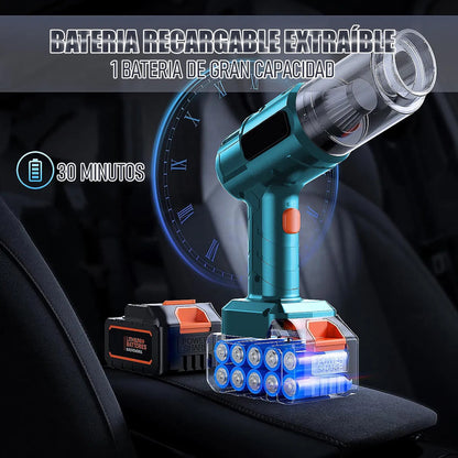 Aspiradora Inalambrica Auto Aspiradora Portatil Auto Aspirad Negro