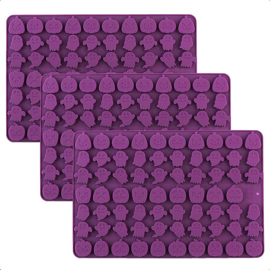 Moldes Silicona Para Chocolate Pack3 Molde Calabaza Hallowee Al Azar