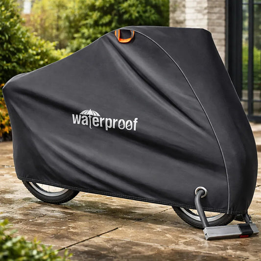 Funda Para Moto Impermeable Arcashopping Con Protección Uv Y Correa De Seguridad Negro