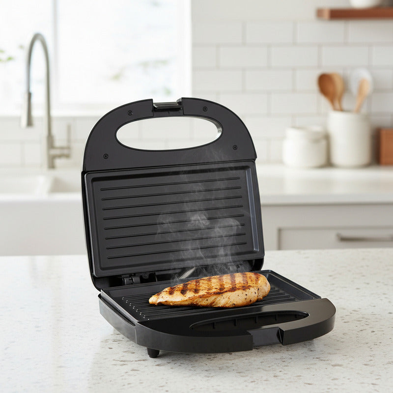 Tostadora Panini Tostadoras Electricas Sanguchera Grill Sánd Color Metal