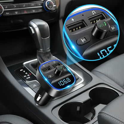 Transmisor Fm Okshop Adaptador Bluetooth Para Auto Con Manos Libres Y Usb
